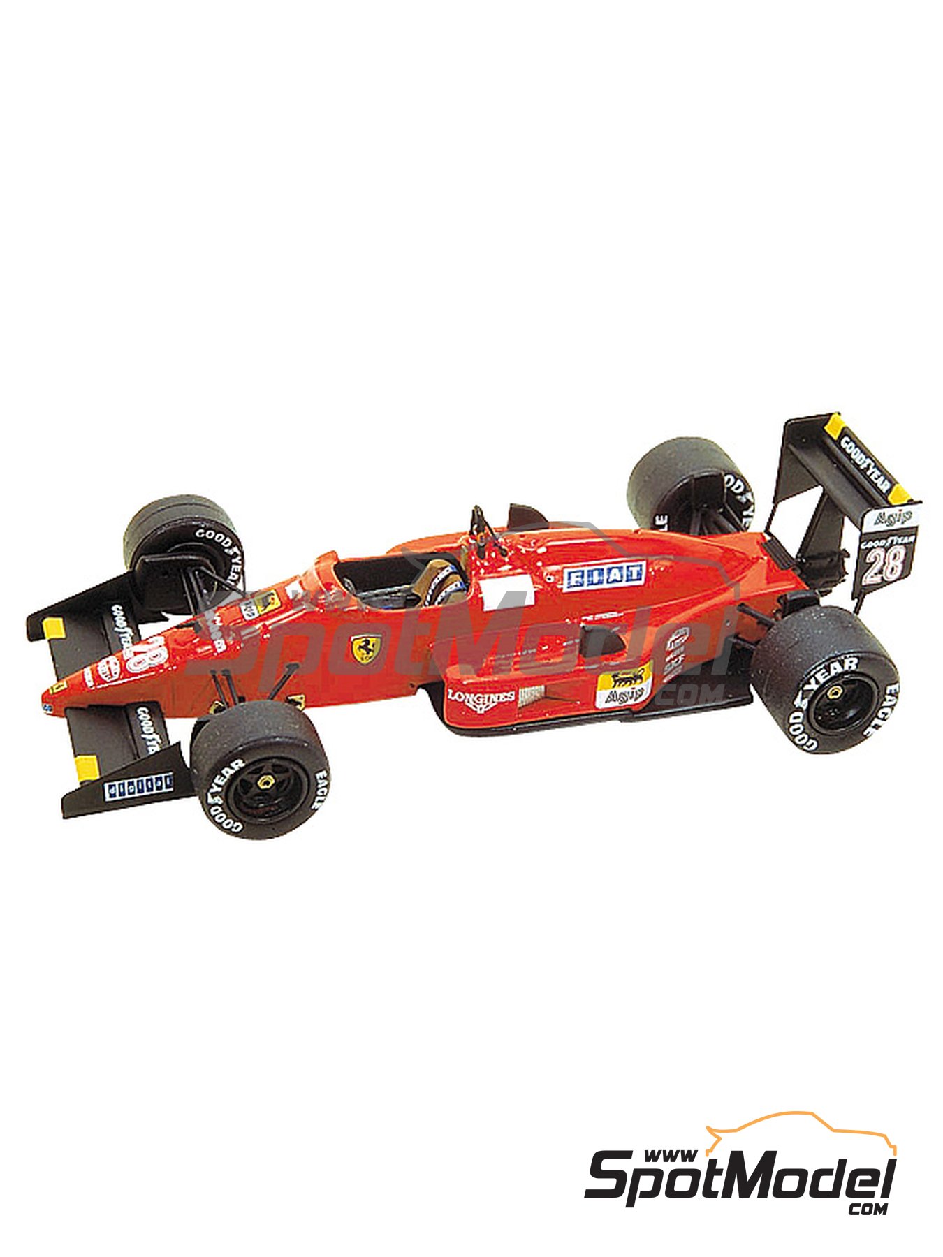 Ferrari F1/87 Scuderia Ferrari Team sponsored by Marlboro - Italian Formula  1 Grand Prix 1988. Car scale model kit in 1/43 scale manufactured by Tameo